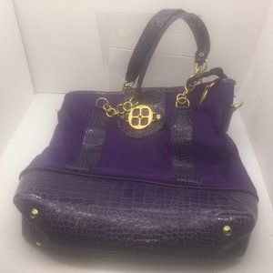 Iman Purple Hobo Bag